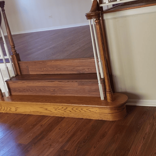 Flooring transformation done by Quality Carpets and Floors, in the Hammond, IN area