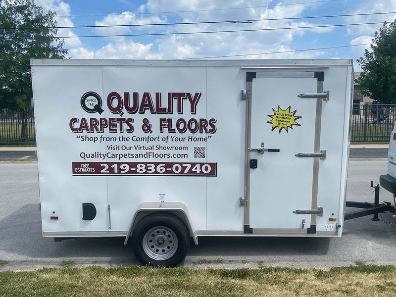 Quality Carpets and Floors mobile showroom