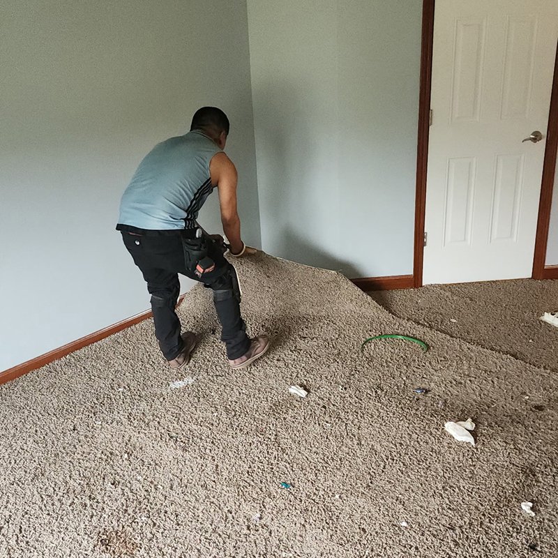 Carpet removal handled by Quality Carpets and Floors